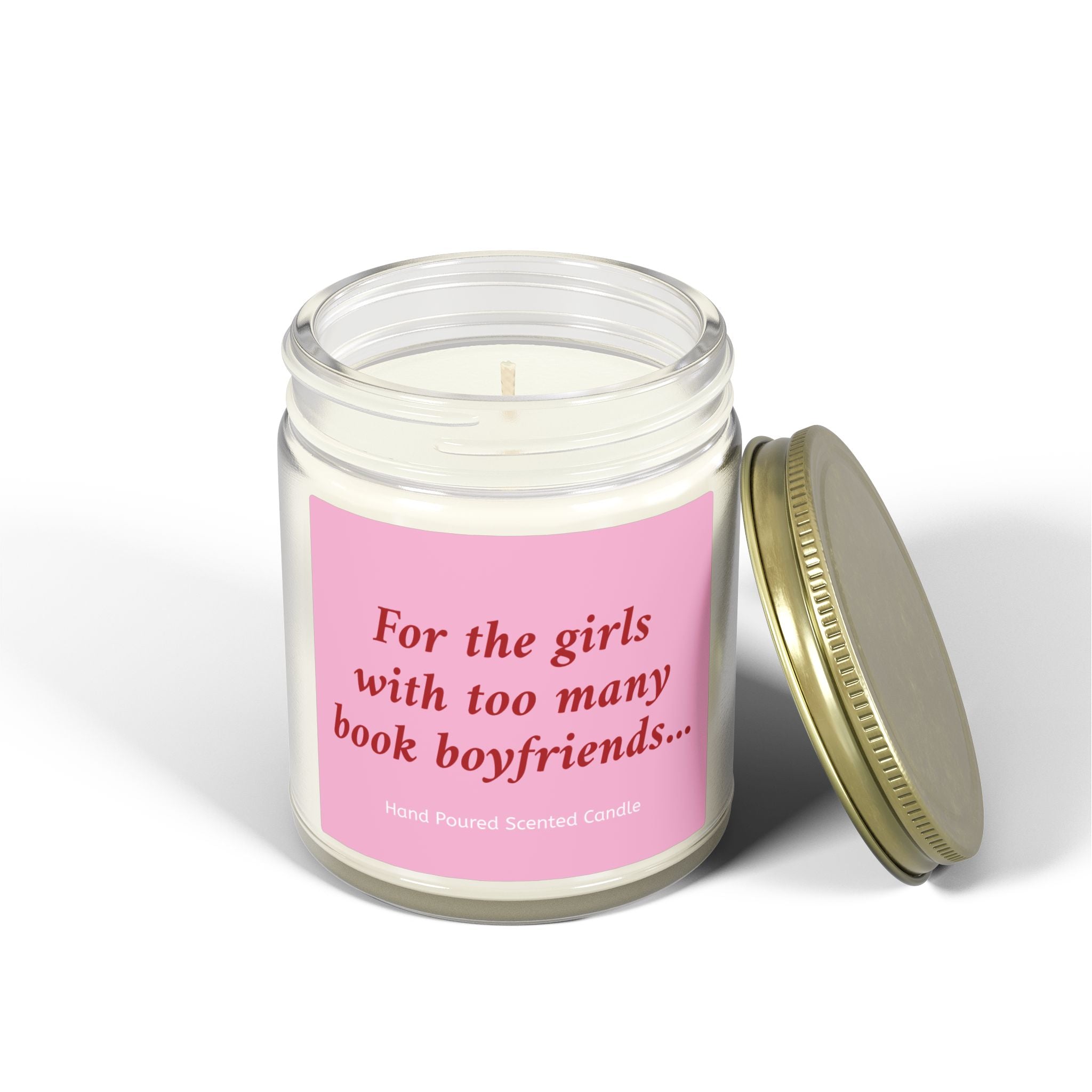 For The Girls With Too Many Book Boyfriends Candle – Book Lover Reading Candle | Gift for Readers