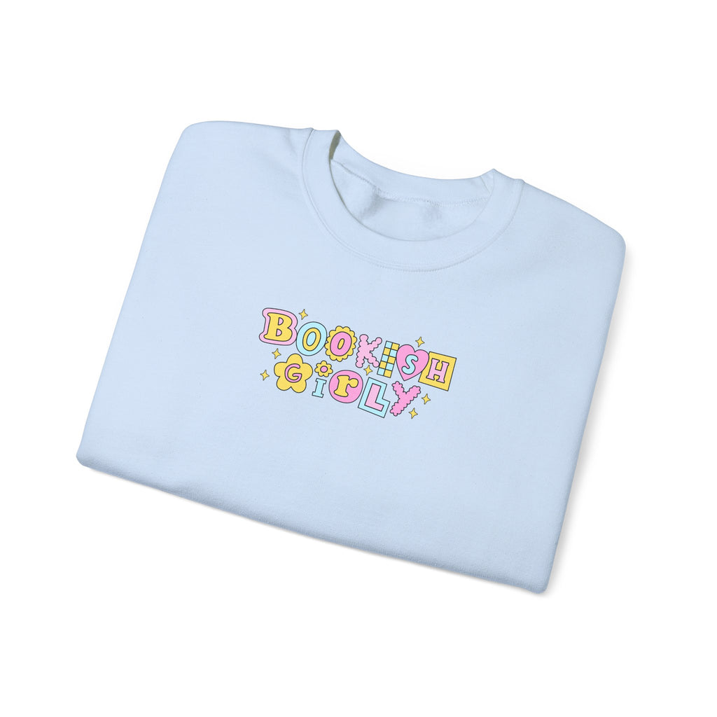 Bookish Girly Sweatshirt – Bookish Crewneck for Readers | Gift for Book Lovers