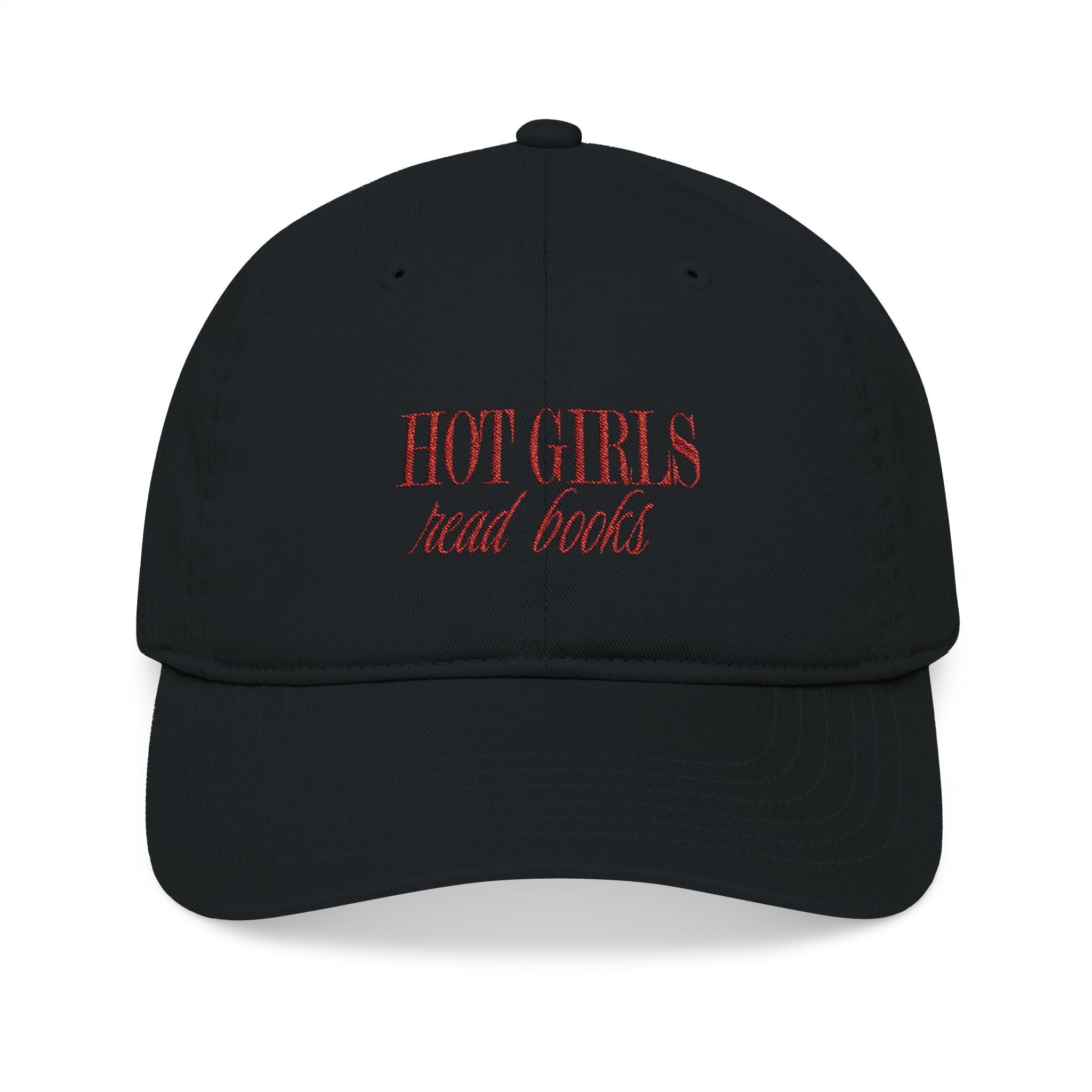 Hot Girls Read Books Cap – Embroidered Bookish Baseball Hat | Gift for Readers