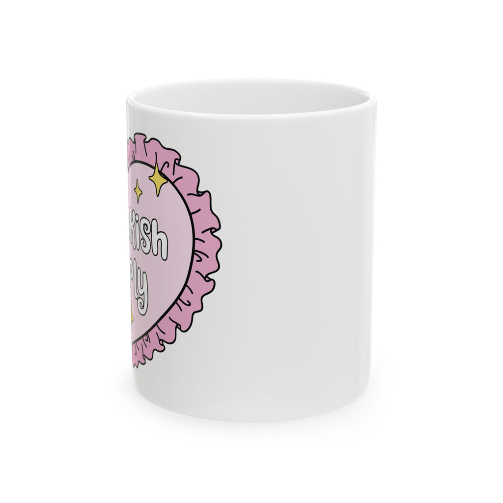 Bookish Girly Heart Mug – Book Lover Ceramic Mug | Gift for Readers