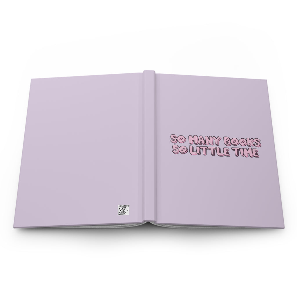 So Many Books So Little Time Violet Journal – Hardcover Reading Journal | Gift for Book Lovers