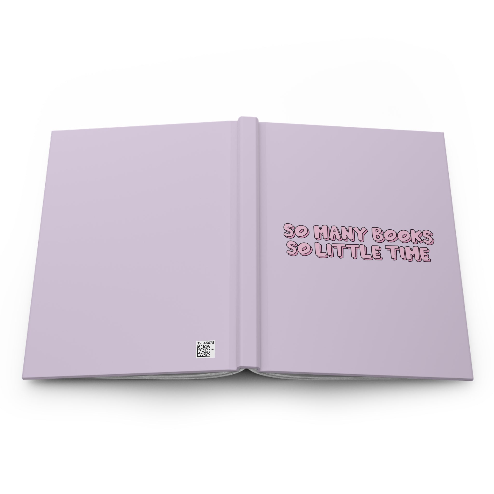 So Many Books So Little Time Violet Journal – Hardcover Reading Journal | Gift for Book Lovers